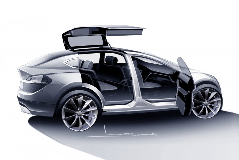Tesla model x Concept