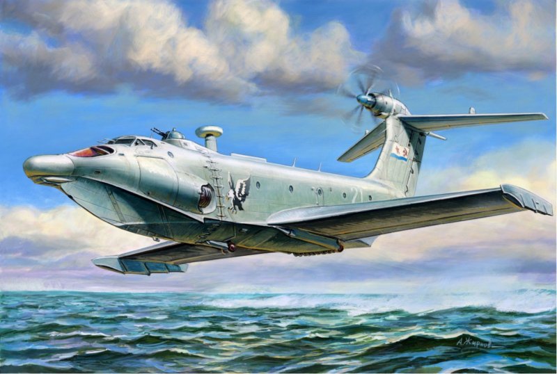 Транспортно-десантный экраноплан а-90 "орлёнок"