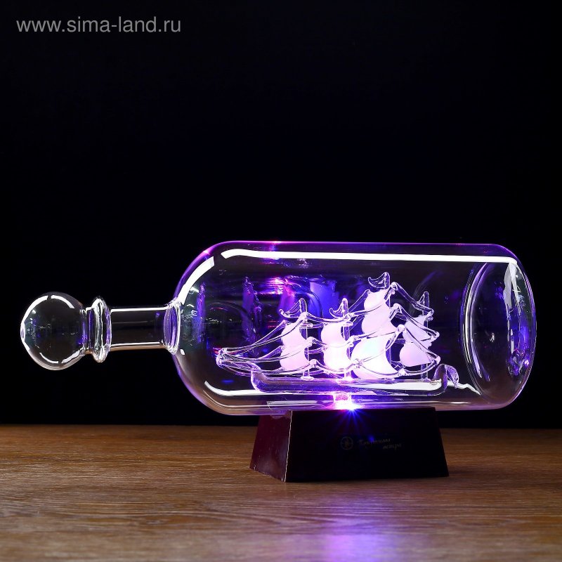 Модели кораблей в бутылке