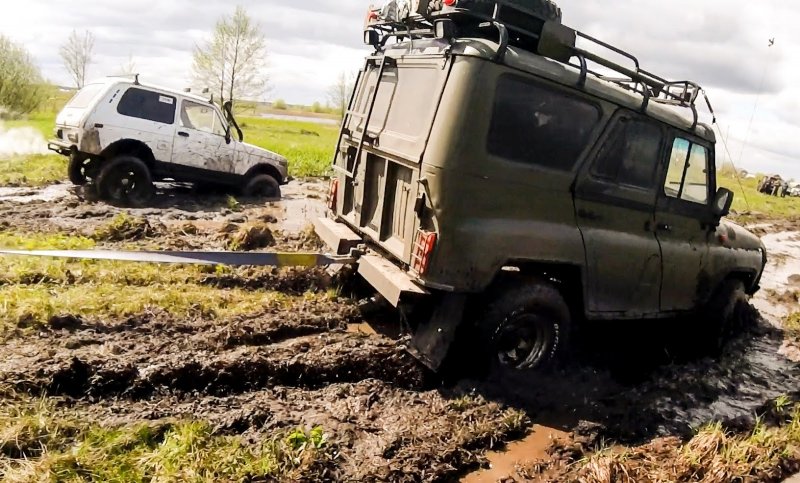 УАЗ 469 по бездорожью
