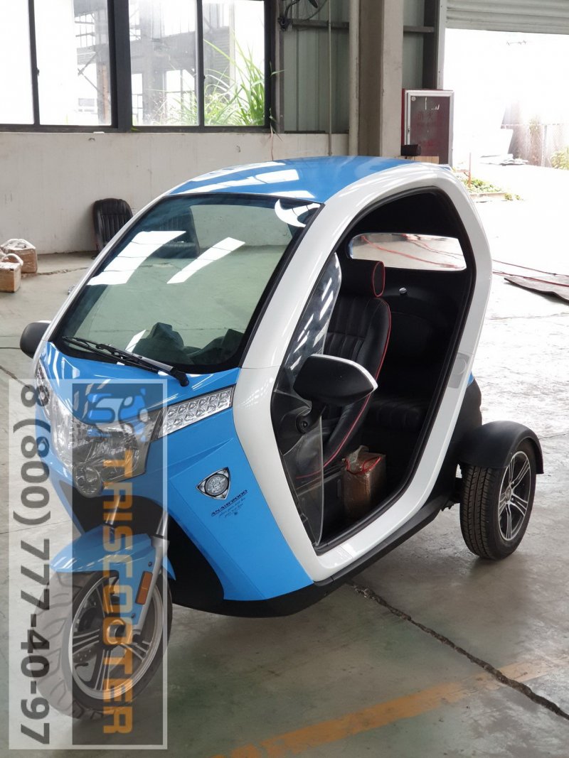 Скутер трицикл Triscooter Avrora 2000w el (ev) с кабиной