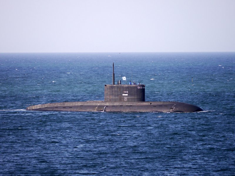 Подводная лодка Краснодар в Сирии