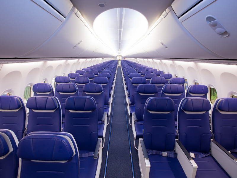 737 Max 8 салон