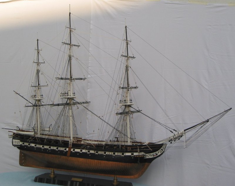 USS Constitution 1/96 Revell ширина