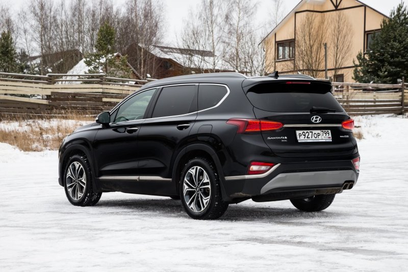 Хендай Санта Фе 2015 черный