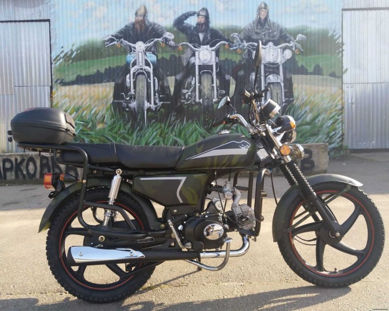 Мопед Альфа Ягуар Лесник 110 куб