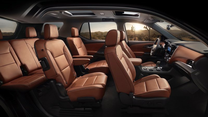 Chevrolet Traverse 2021 салон