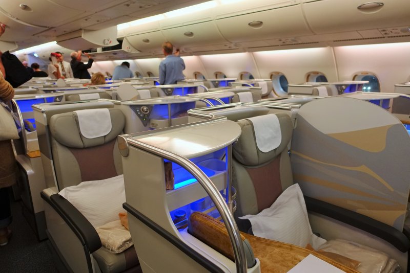 A380 Emirates салон