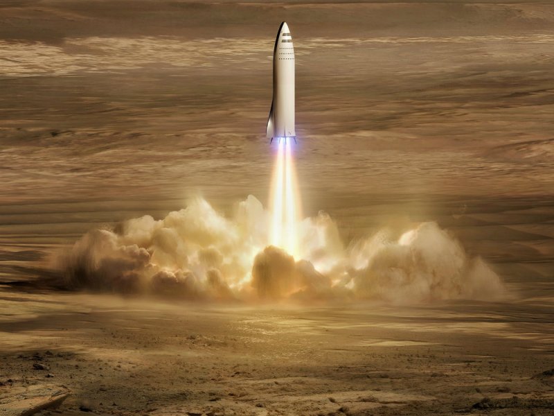 Прототип космического корабля Starship