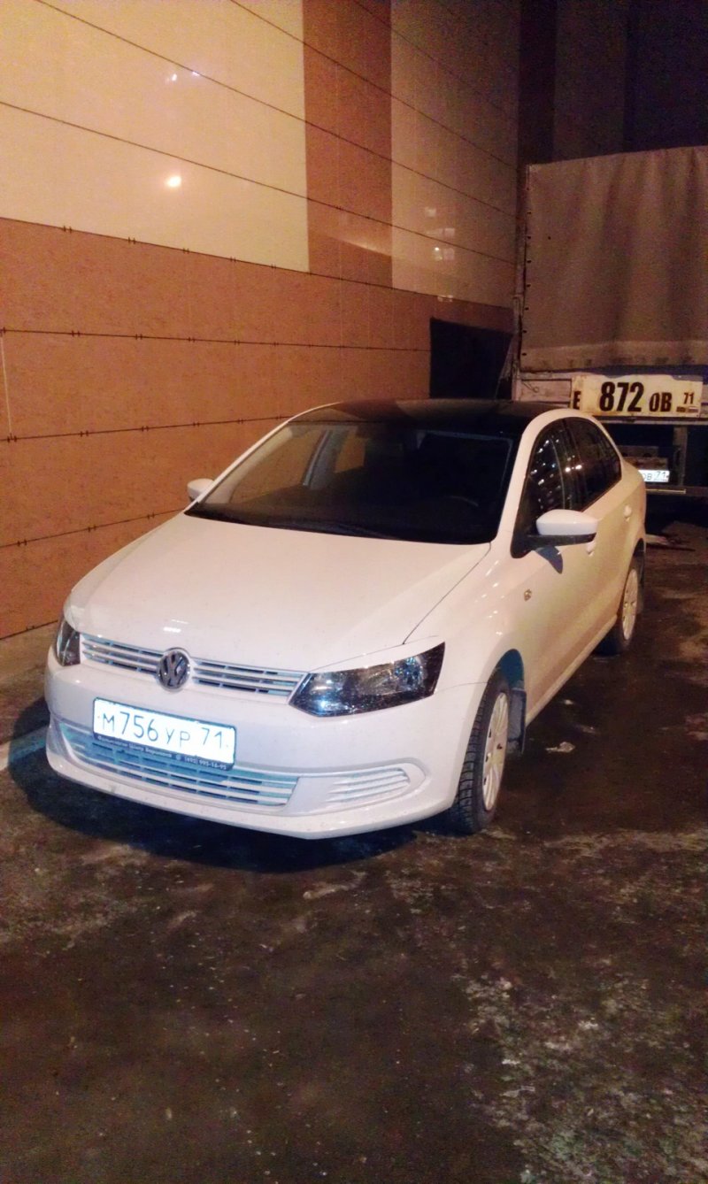 Polo sedan 2013 черная крыша