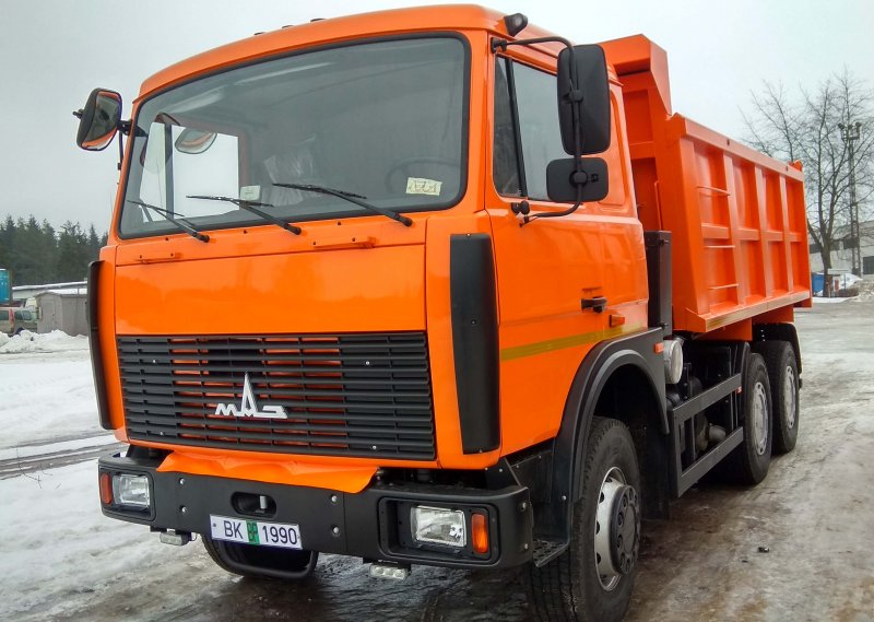 МАЗ 6501 оранжевый