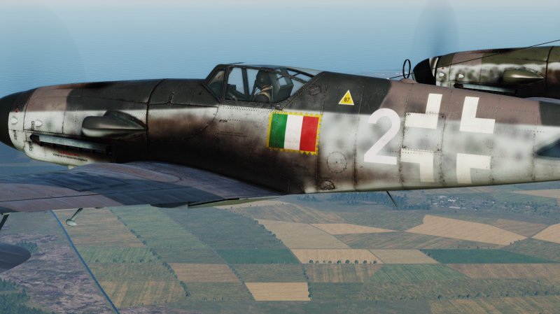 Немецкий истребитель "bf-109k4" курфюрст