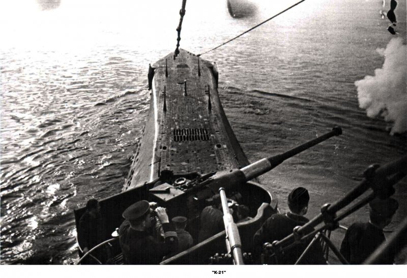 Подводная лодка к-21 в Североморске