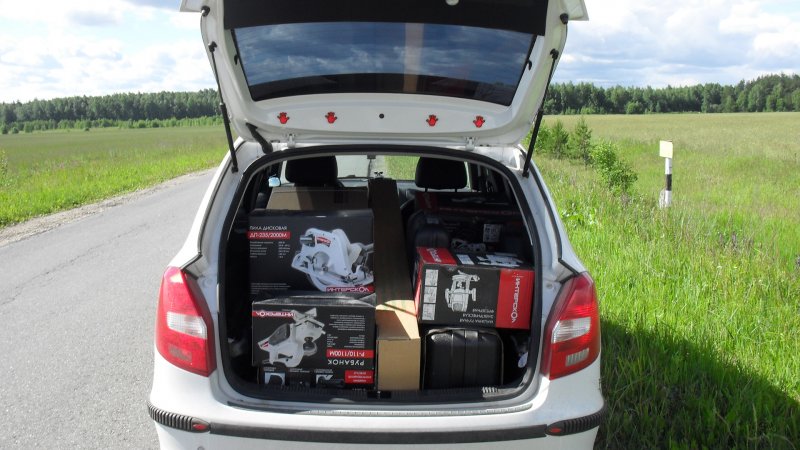 Skoda Fabia багажник