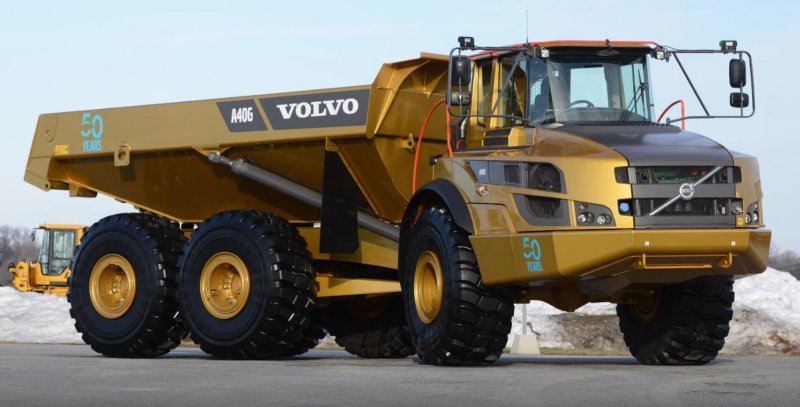 Volvo карьерный самосвал сочлененный