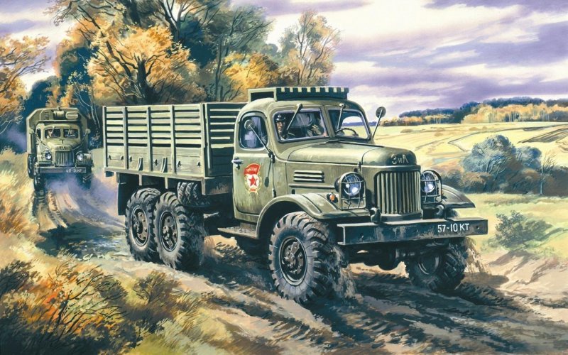 Сборная модель ЗИЛ 157