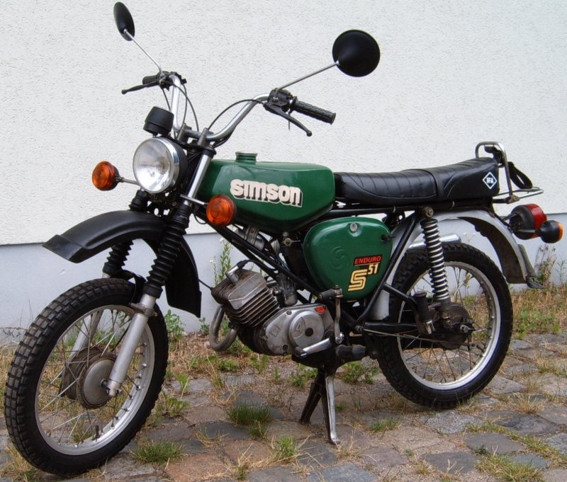Мотоцикл Simson s51