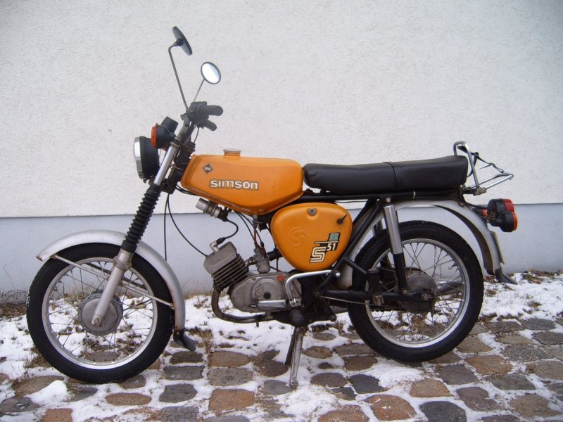 Мотоцикл s-51 Simson s51