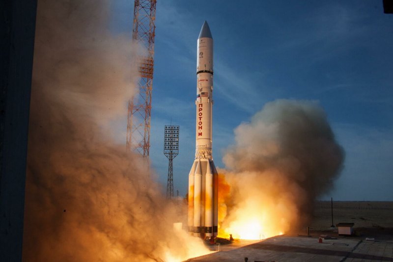 Байконур космодром ночной старт