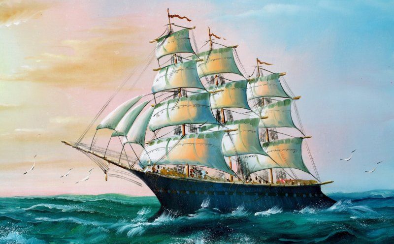 Парусник рисунок
