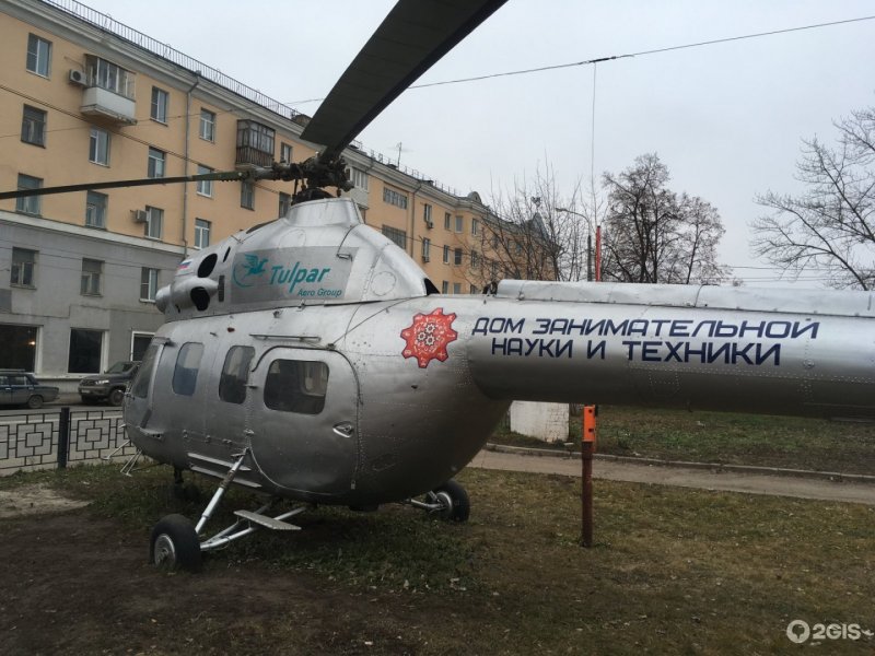 Вертолёт ми-2 в Алексеевском