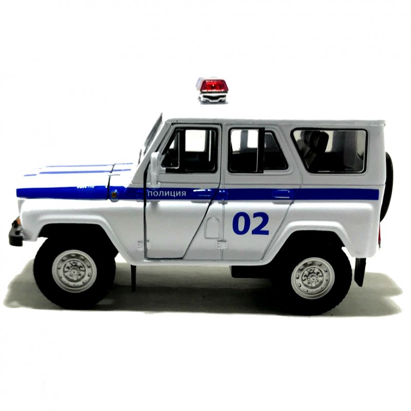 Внедорожник Технопарк УАЗ Hunter милиция (a553-h09044) 15 см