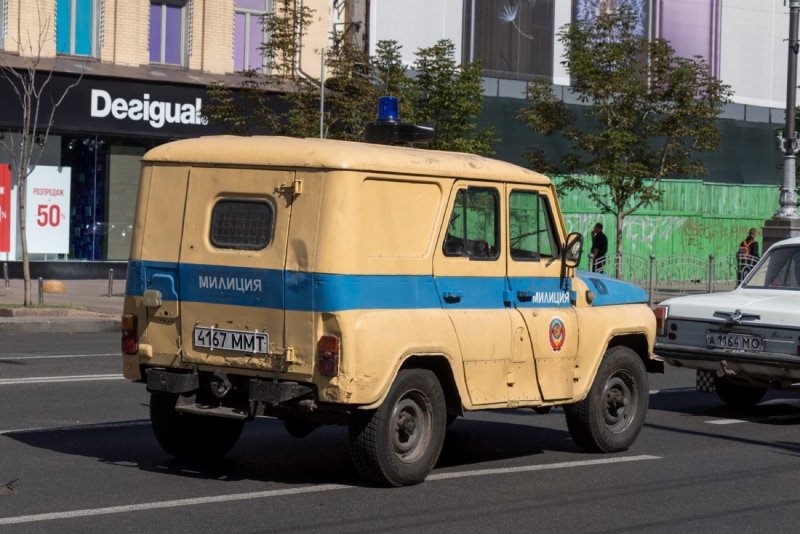Милицейский УАЗ 469 СССР