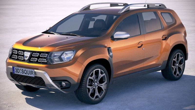 Renault Duster 3d model рама