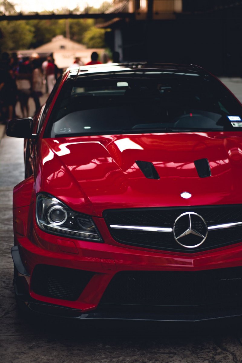 БМВ AMG красная