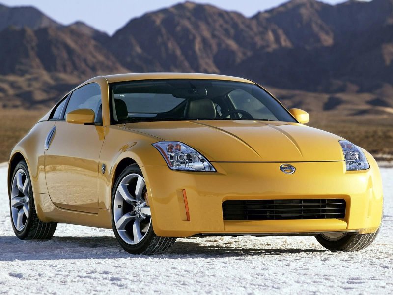 Ниссан 350z желтый