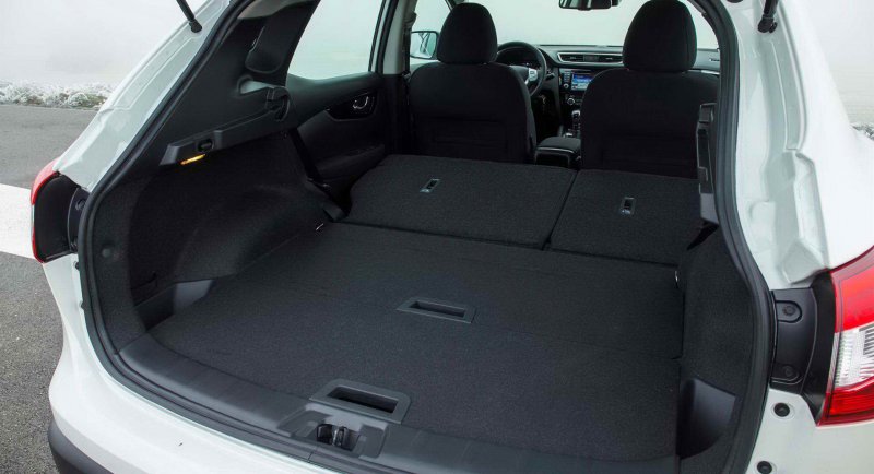 Nissan Qashqai+2 багажник