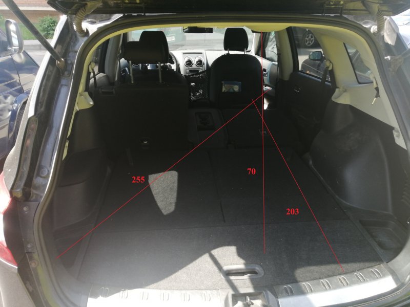 Nissan Qashqai багажник