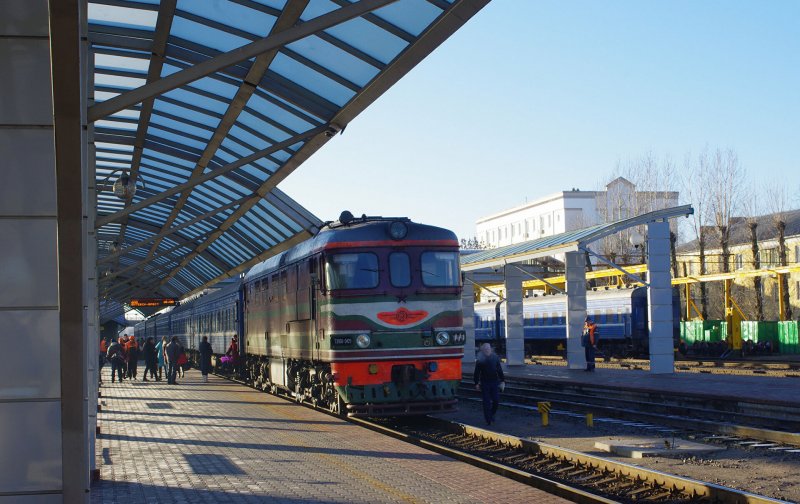 Минский вокзал поезда