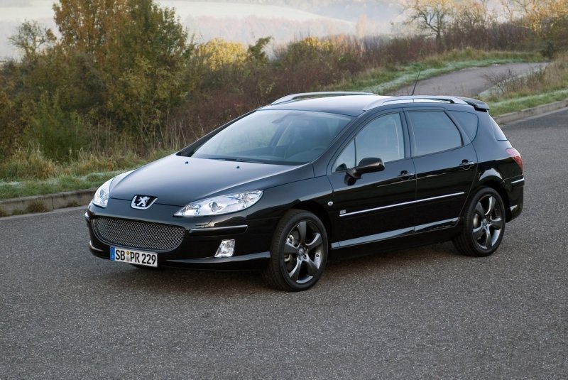 Центральная панель салона Peugeot 407