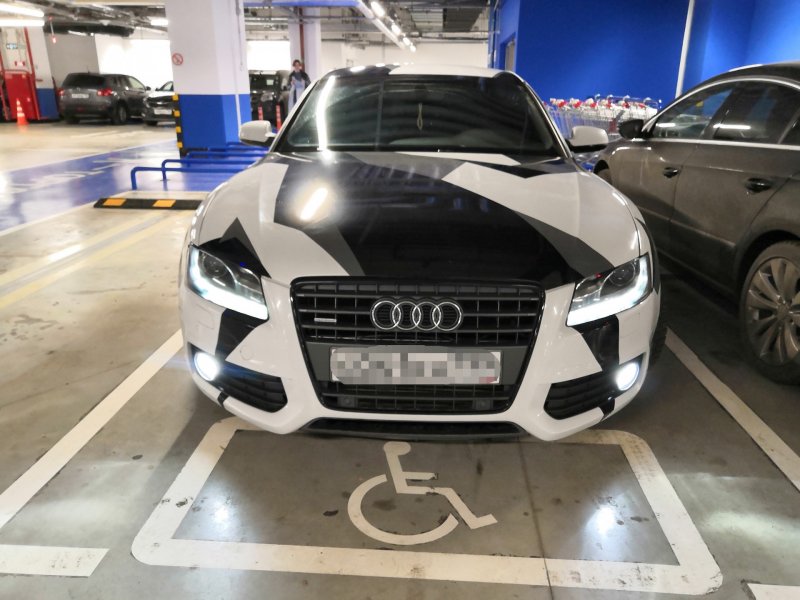 Audi a5 в пленке
