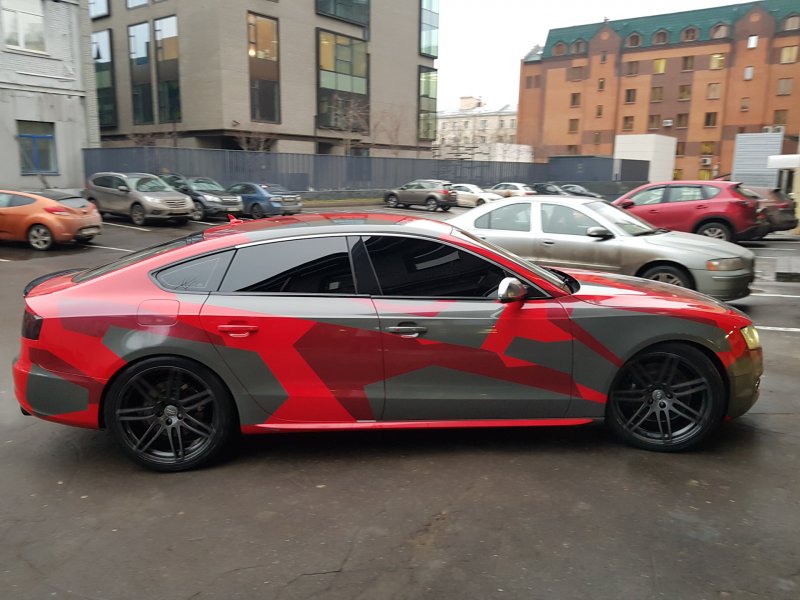 Audi a5 Sportback в пленке винил