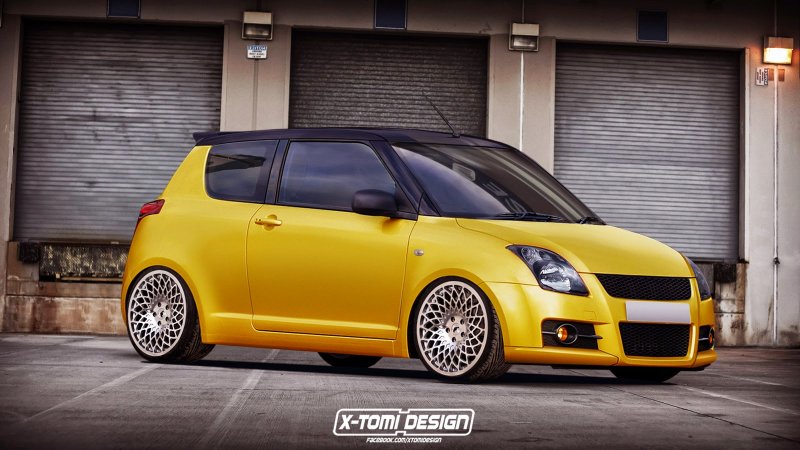 Suzuki Swift Sport 2007 stance