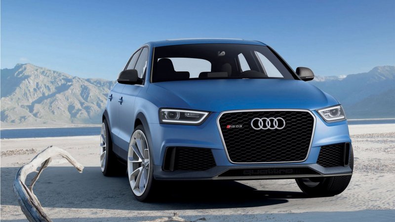 Audi q8 оранжевая
