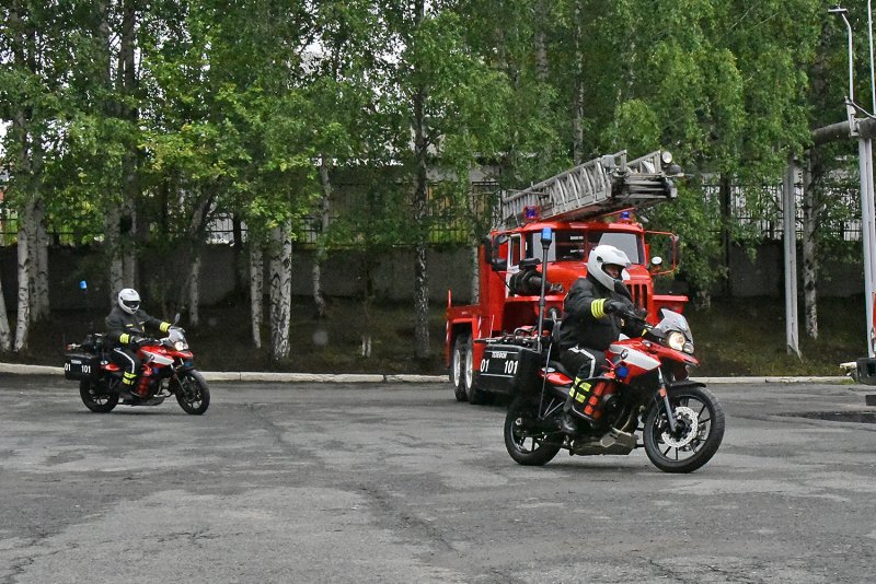 Пожарный мотоцикл Урал