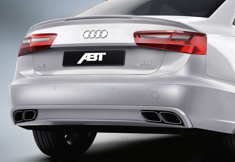 Задний диффузор для Audi a6 c7