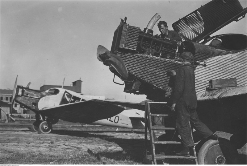 Сгоревший Юнкерс f.13