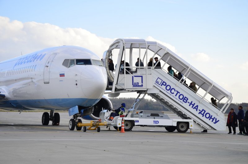Самолеты в аэропорту Ростов- Платов