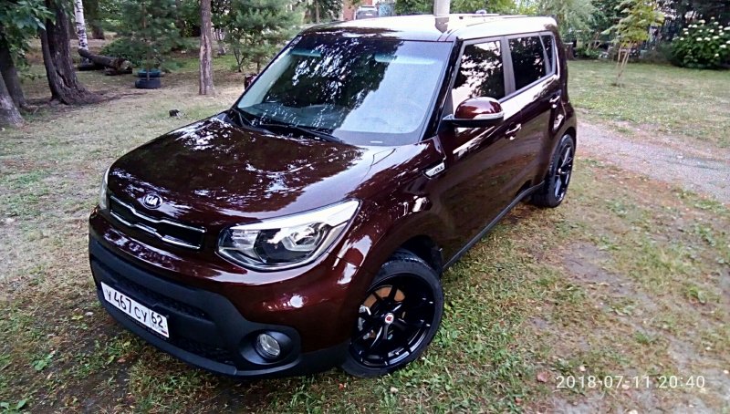 Kia Soul на 18 дисках