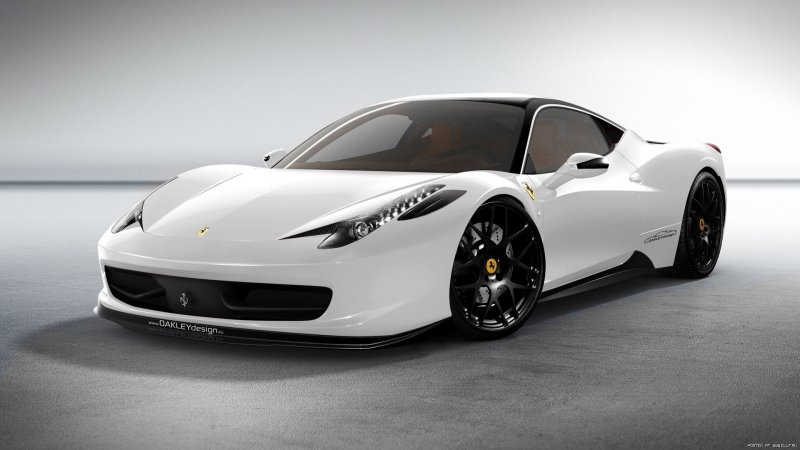 Ferrari 458 Italia белая