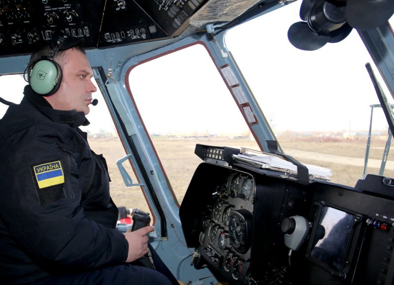 Ми-10 вертолет кабина