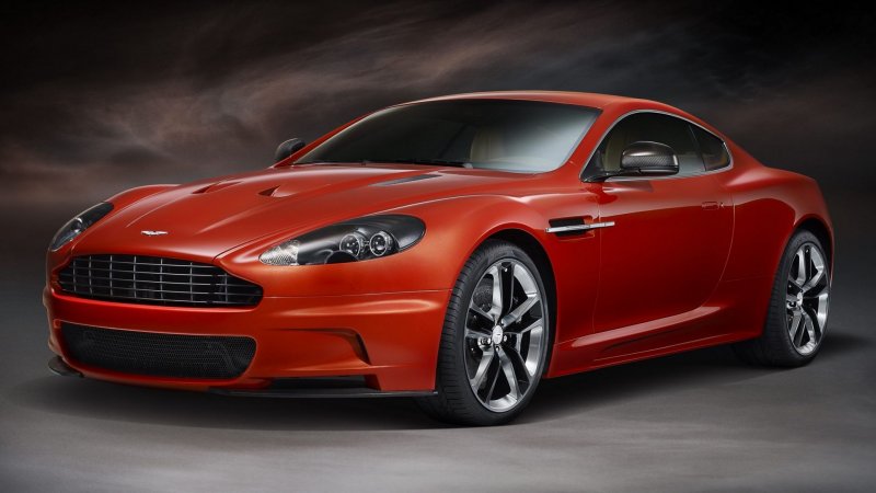 Aston Martin db9 красный
