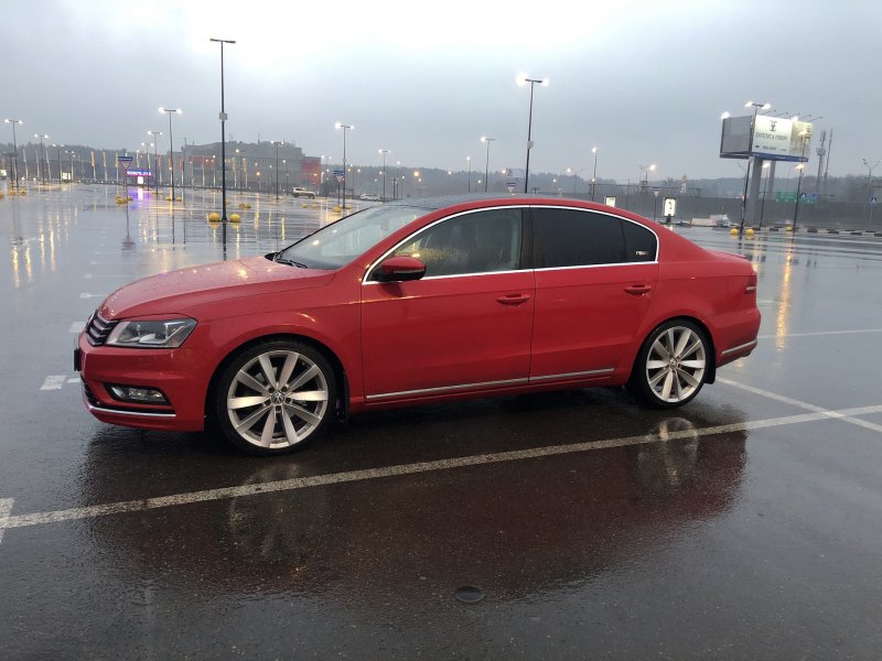 VW Passat b7 на 19 колесах