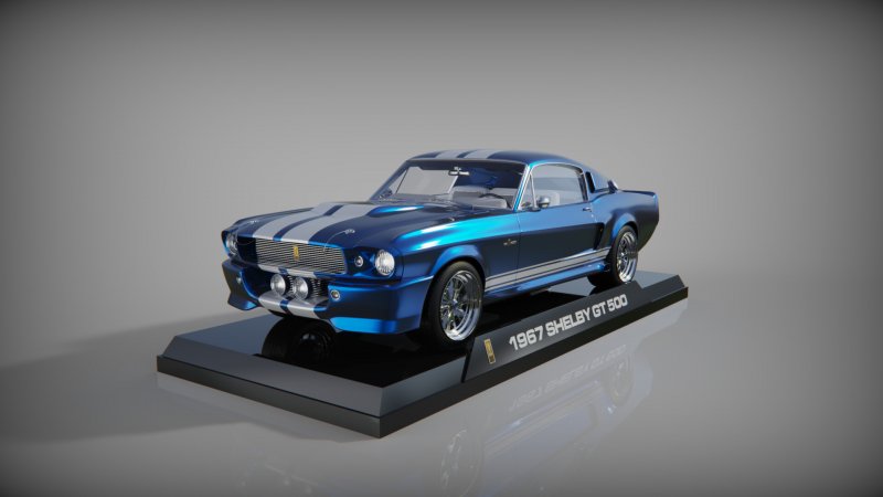 Модель Ford Mustang Shelby gt 500 1967