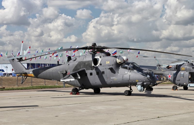 Вертолёт ми-35 ВВС России