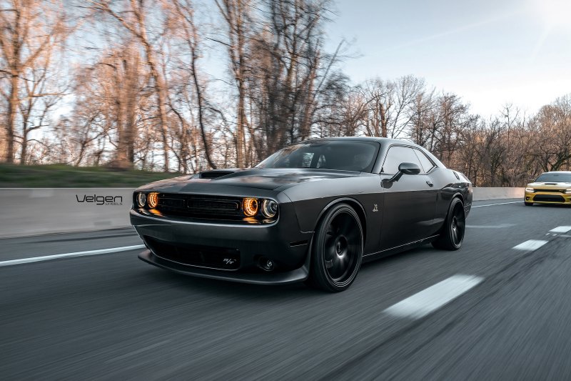 Dodge Challenger Black Satin